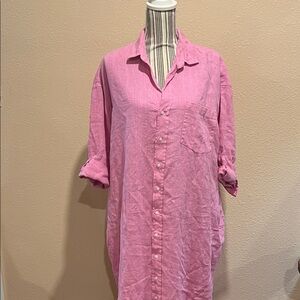 Frank & Eileen Linen Maxi Dress. OS. NWT.